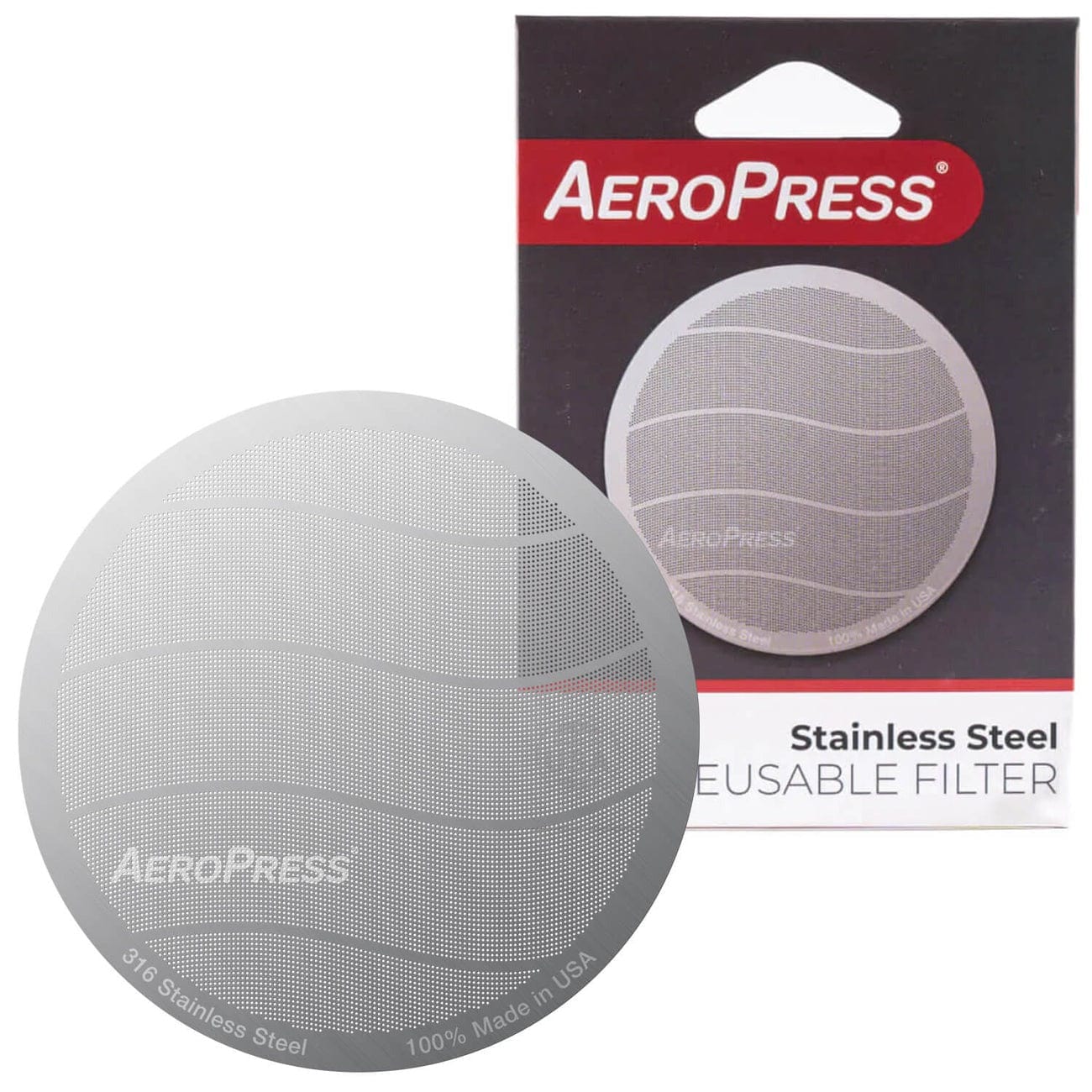 Coffee & Tea AeroPress Stainless Steel Reusable Filter