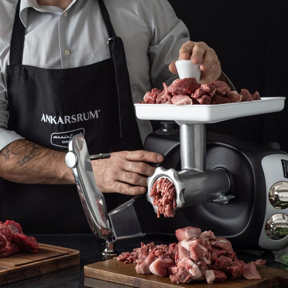 Electrical Appliances Ankarsrum Meat Mincer Complete - Original Assistent Stand Mixer Meat Grinder Attachment with 4 Discs - Made in Sweden