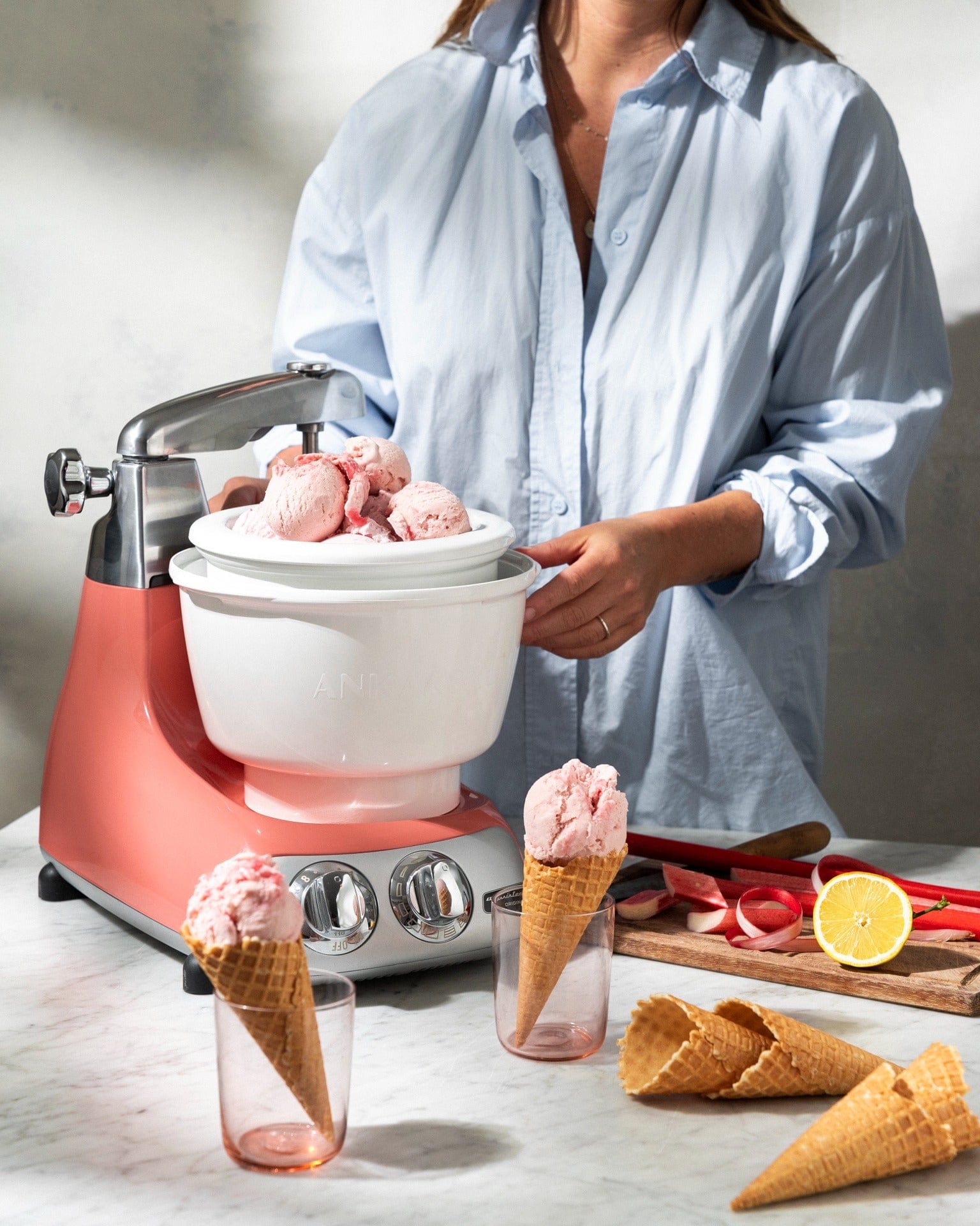 Electrical Appliances Ankarsrum Premium Stand Mixer, 600 Watt Original Assistent Ranked #1 for Performance, Made in Sweden Since 1940--Various Colors