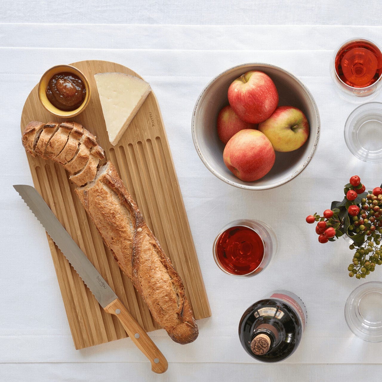 Cutting Boards Bambu Arch Bread Board