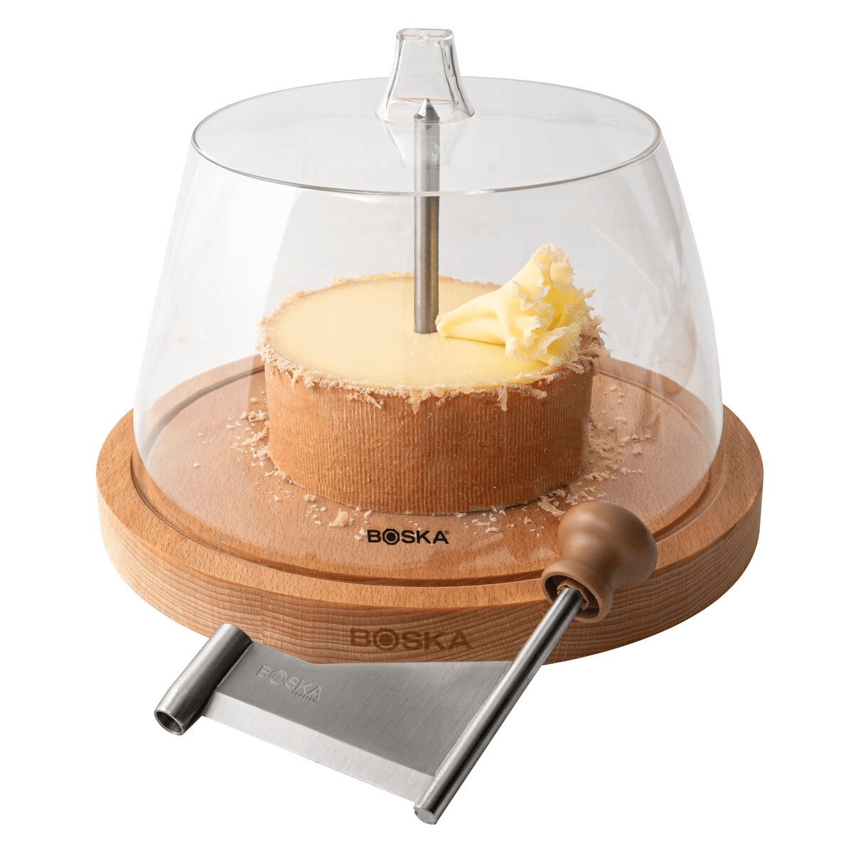 Tabletop Boska Amigo Cheese Curler with Dome