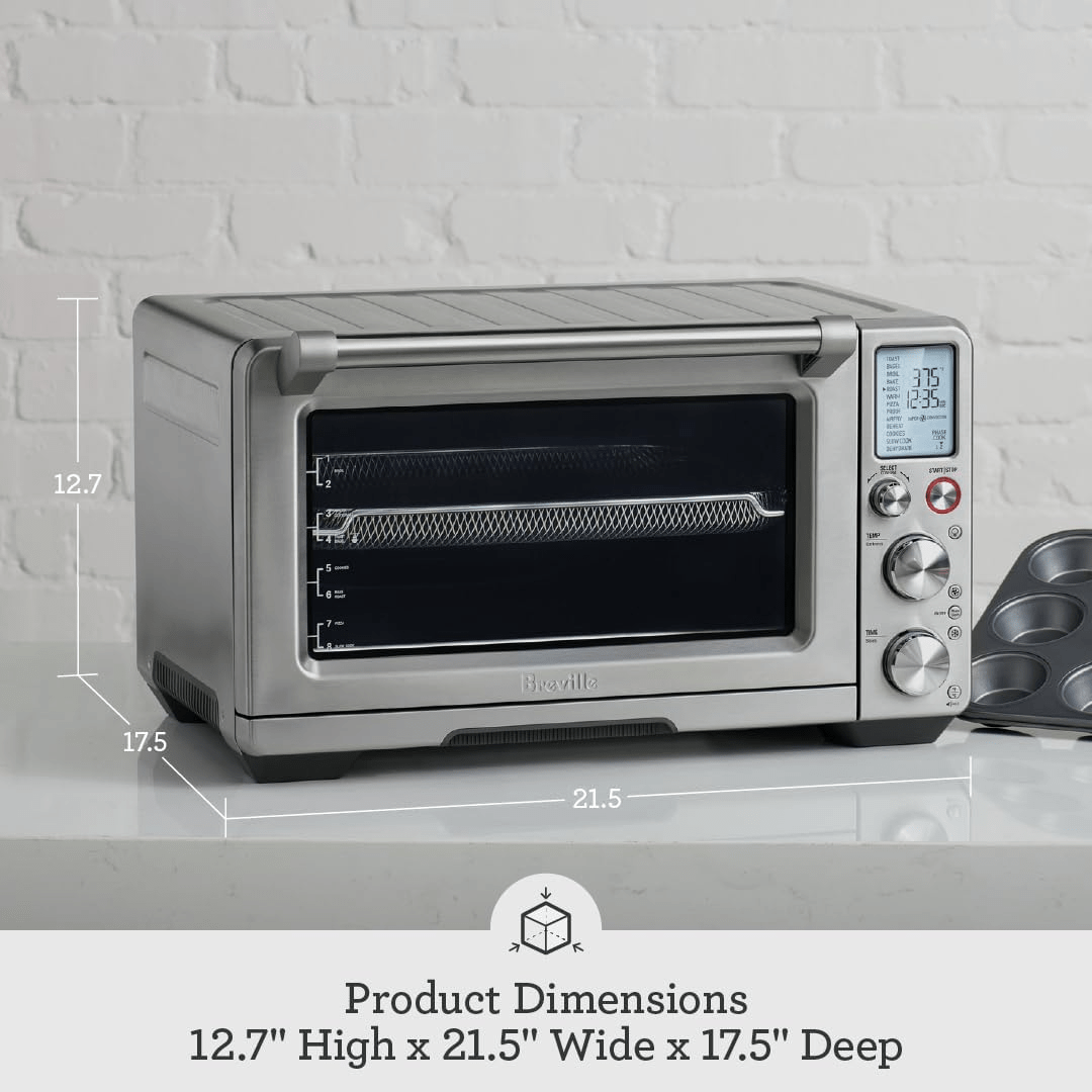 Electrical Appliances Breville Smart Oven® Air Fryer Pro, Convection Countertop Oven, Air Fryer Toaster Oven Combo - Brushed Stainless Steel