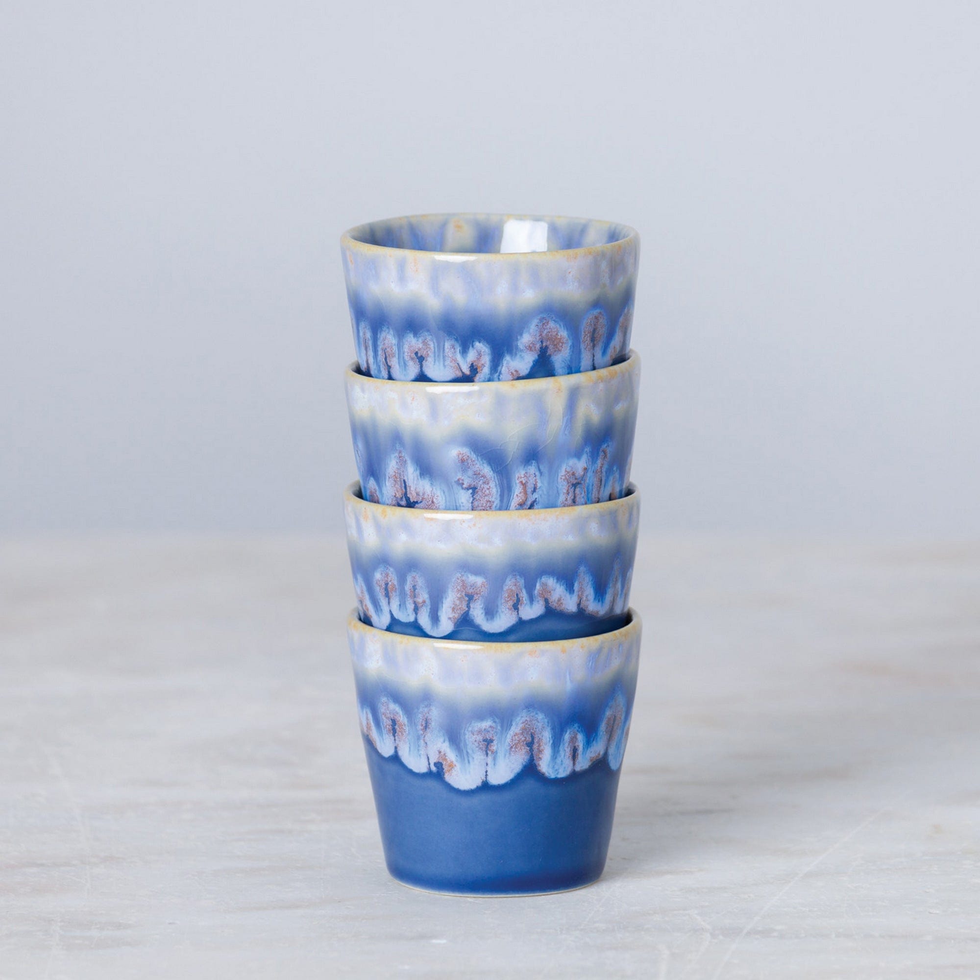 Coffee & Tea Casafina Grepresso - Handmade Fine Stoneware Espresso Cup - Denim