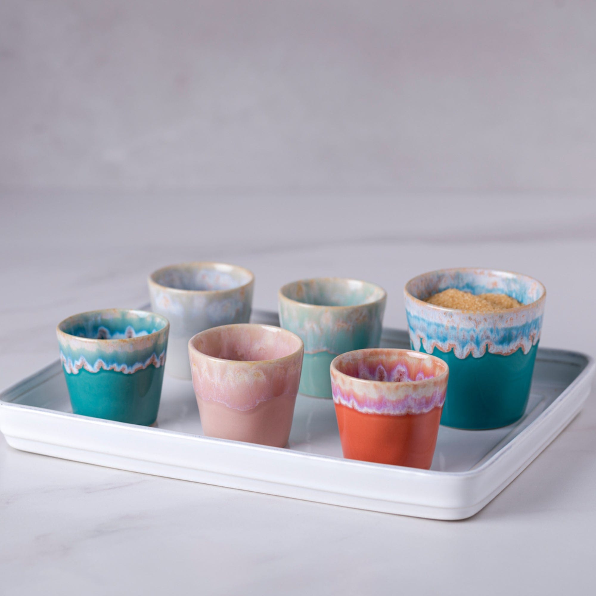 Coffee & Tea Casafina Grepresso Handmade Fine Stoneware Espresso Cup - Turquoise