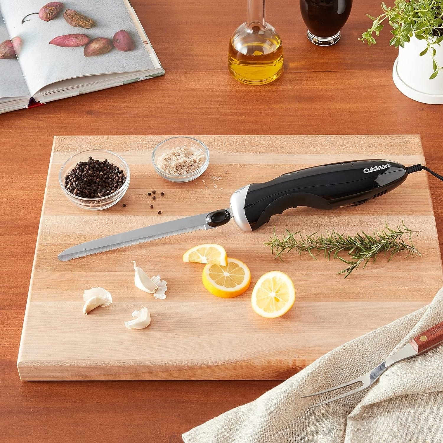 Electrical Appliances Cuisinart Electric Knife with Ergonomic, Nonslip Handle