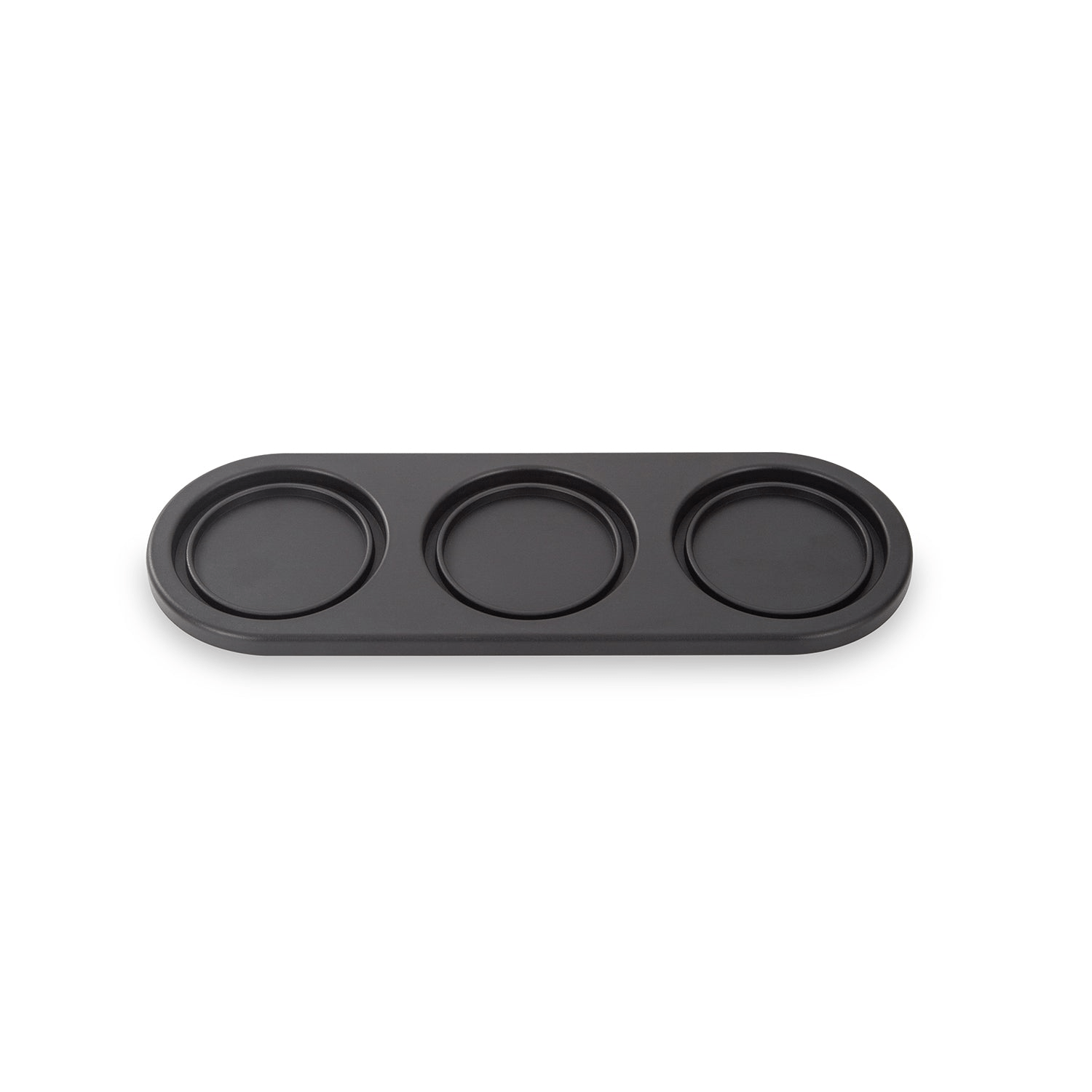 Table & Counter Accessories FinaMill Rectangular Trio Tray Black