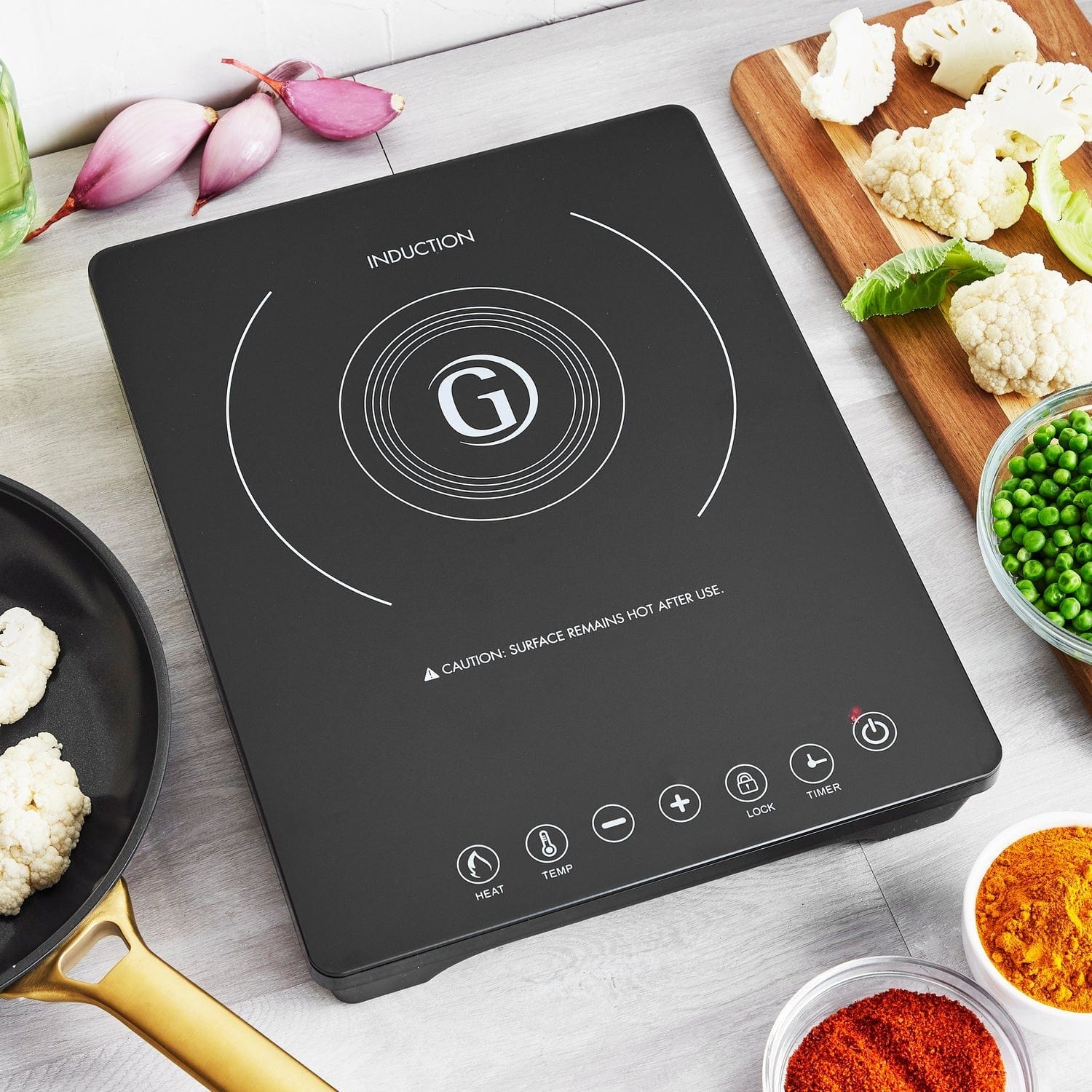 Electrical Appliances GreenPan 1800 Watts Bistro Induction Burner Cooktop