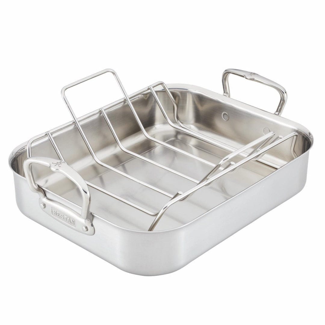Cookware Hestan Provisions Large Classic Roaster w/rack 16.5" x 11.75" x 3.5"