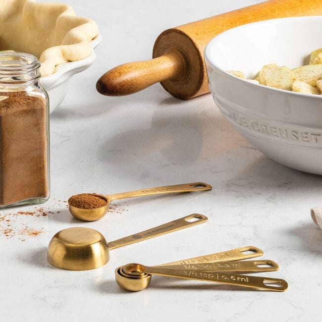 Tools & Accessories Le Creuset Measuring Spoons, Gold - Set of 5