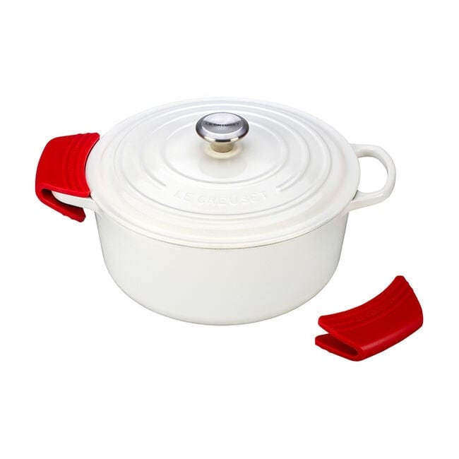 Tools & Accessories Le Creuset Silicone Handle Grips - Set of Two - Cerise