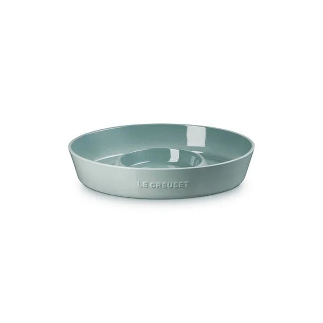 Tabletop Le Creuset Stoneware Chip and Dip Platter - Sea Salt