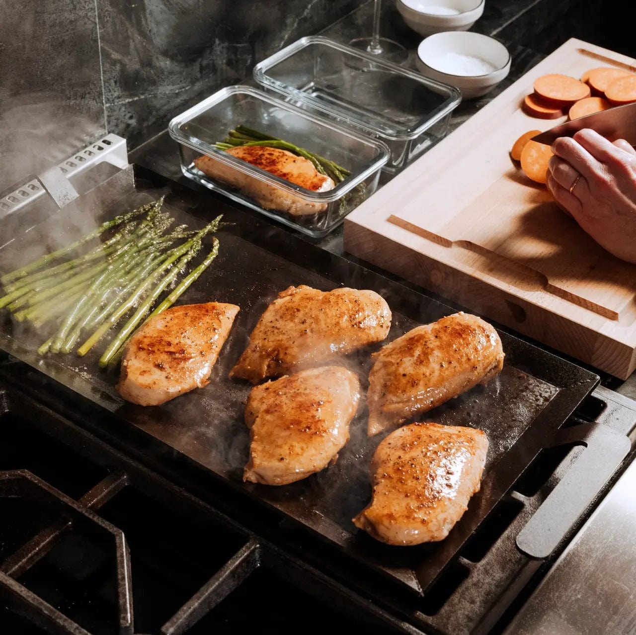 Cookware MADE IN Carbon Steel Griddle - Induction Compatible - Made in Sweden - Lifetime Warranty