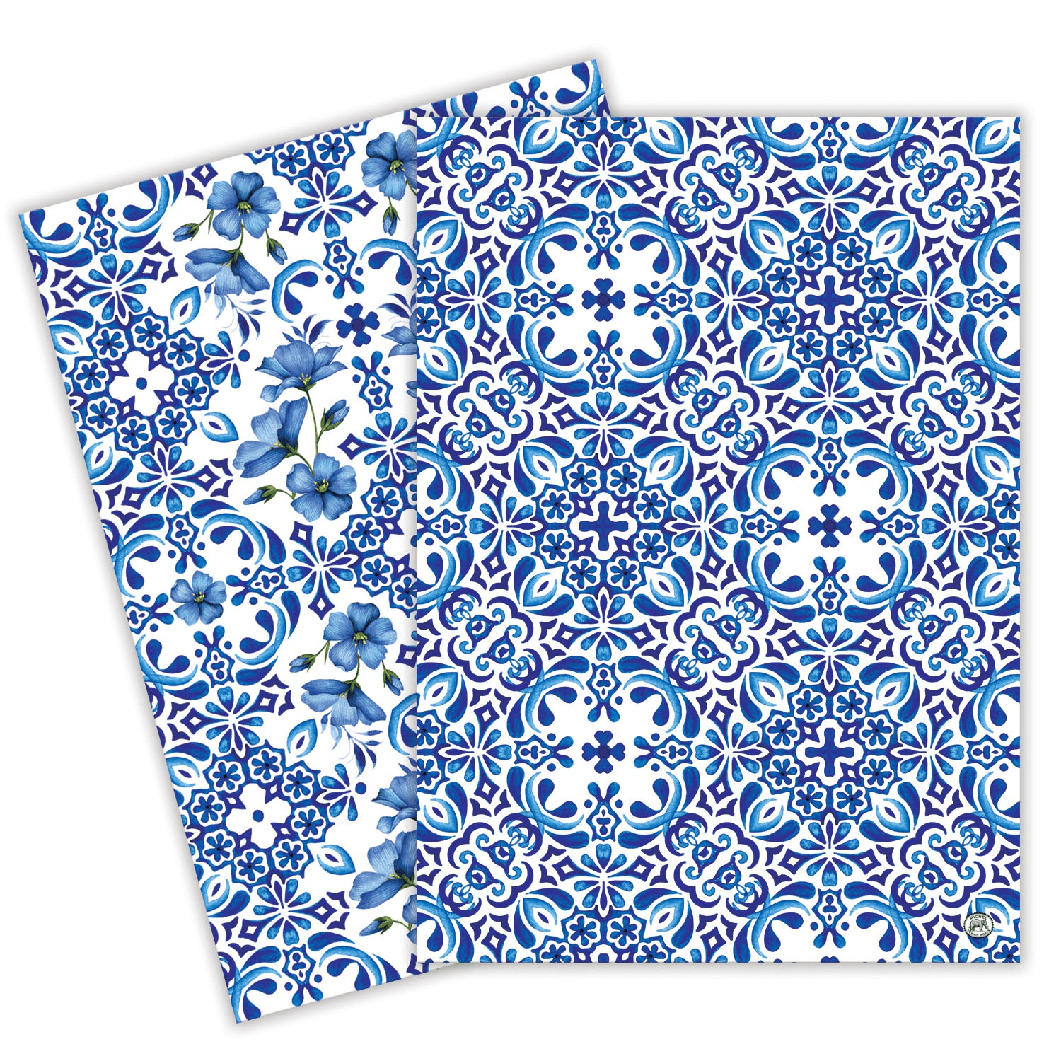 Linen Michel Design Works Indigo Seas Kitchen Towel - Set of 2