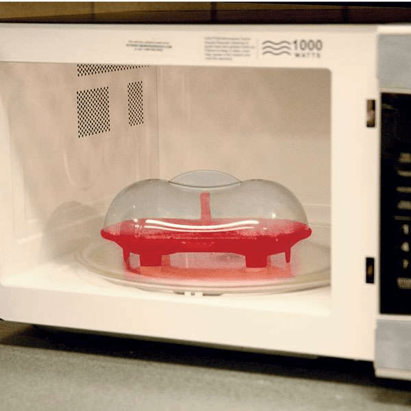 Cookware Norpro Silicone Microwave Double Egg Poacher