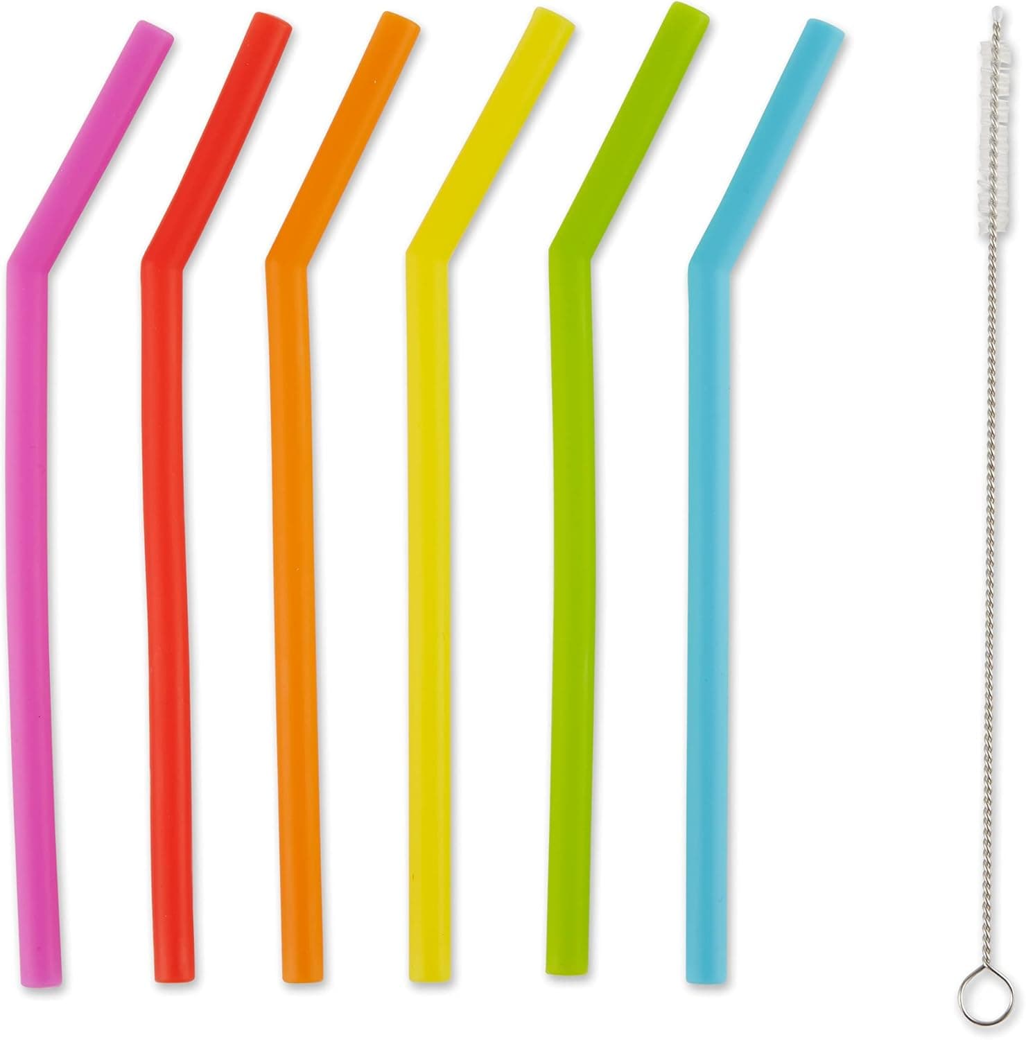Tools & Accessories S/6 Silicone Drink Straws