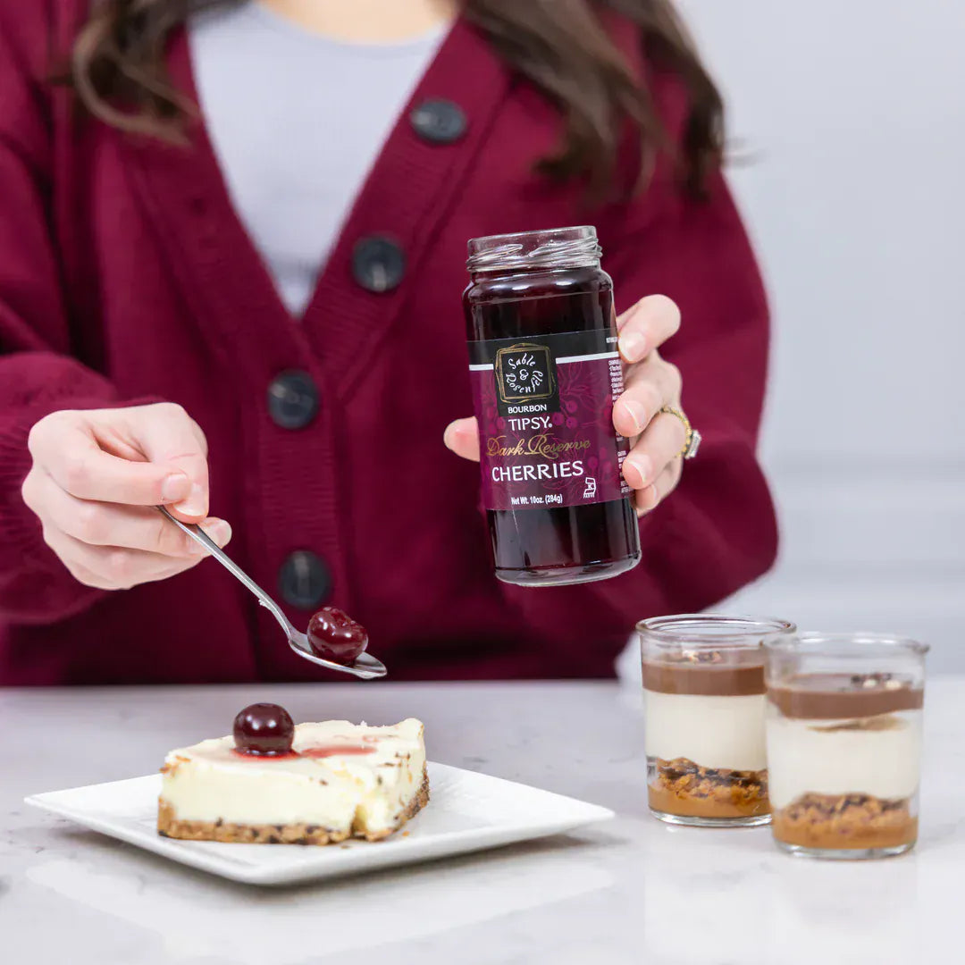 Food Sable & Rosenfeld Bourbon Dark Reserve Tipsy Cherries - 10 oz.