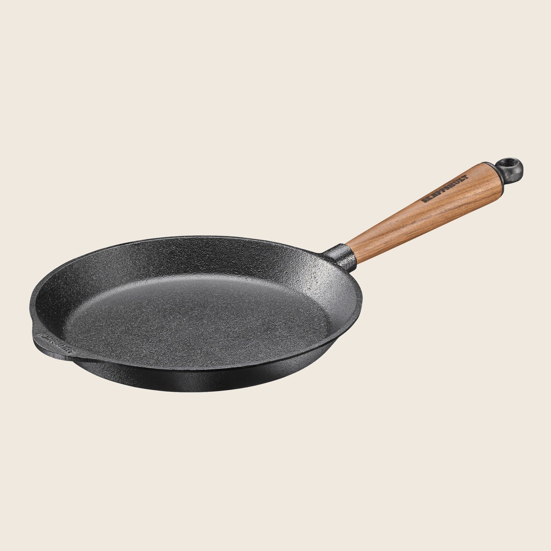 Cookware Skeppshult Cast Iron Skillet with Walnut Handle, 9.5"