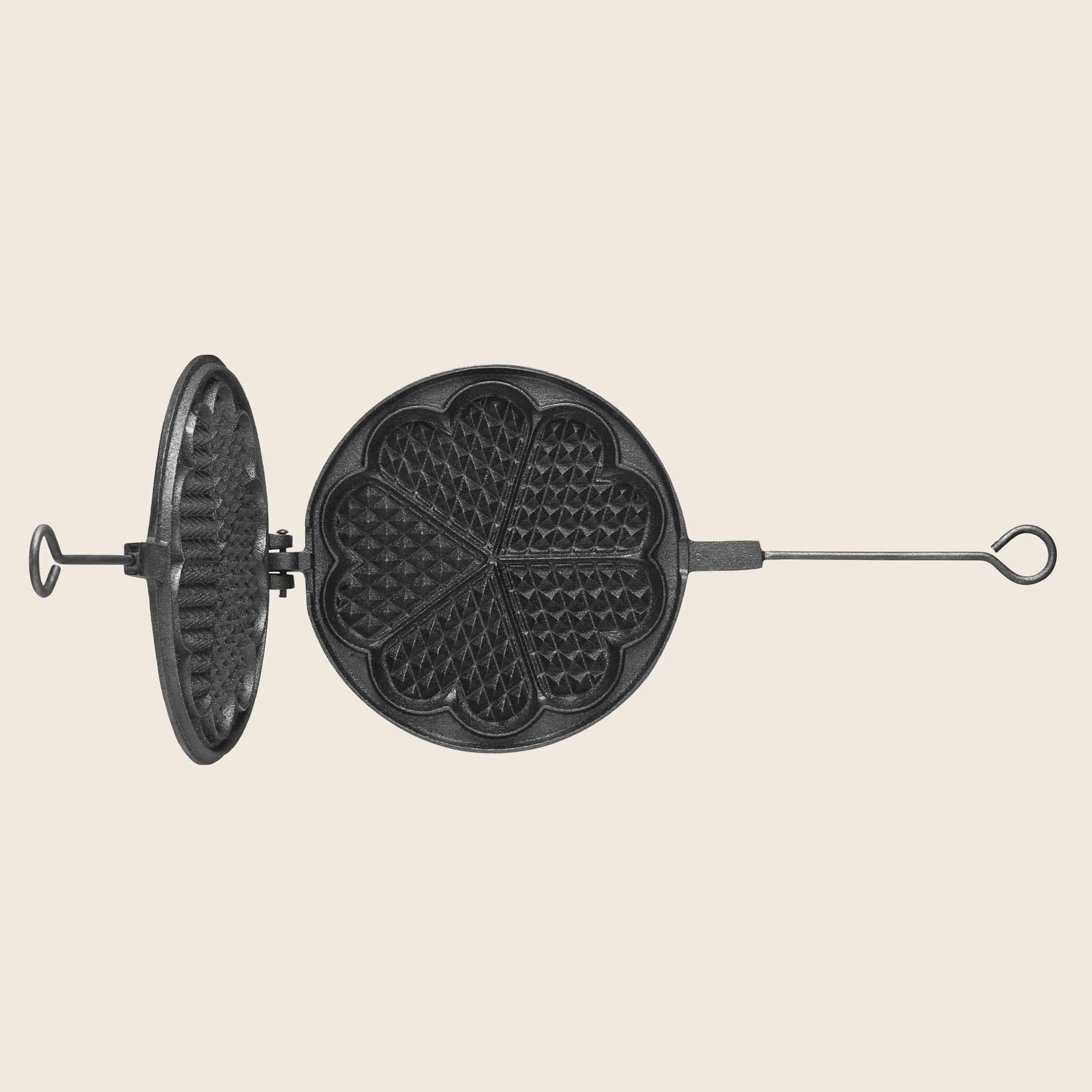 Cookware Skeppshult Cast Iron Waffle Iron, 8.25"