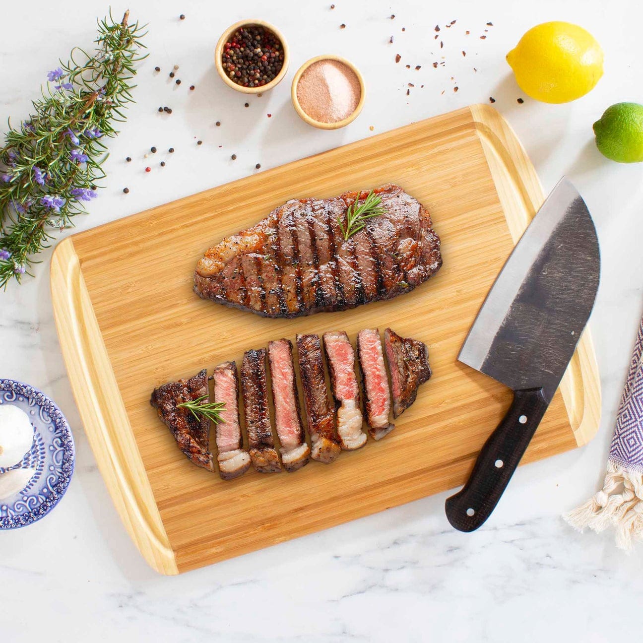 Cutting Boards Totally Bamboo Kona Groove Cutting Board, 18"x 12.5"