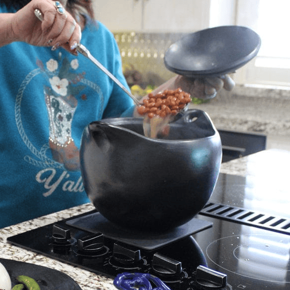 Chamba Cookware Authentic Chamba Traditional Collection 4-Piece Gift Set - Black Clay Essentials for Home Chefs - Stovetop & Oven Safe – Handmade in Colombia