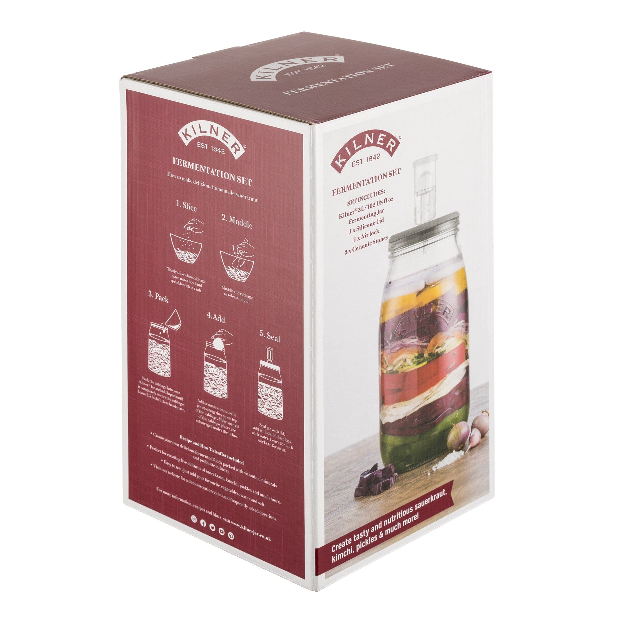 Tools & Accessories Typhoon - Kilner Fermentation Set - 102oz