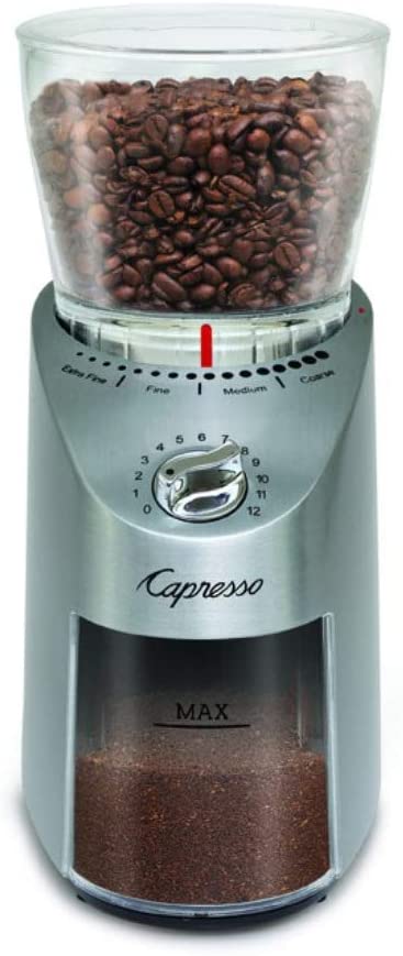 Electrical Appliances Capresso Infinity PLUS Burr Grinder, Stainless Steel