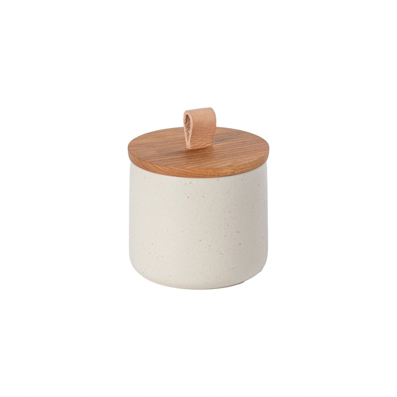 Table & Counter Accessories Casafina Pacifica Canister w/ Oak Wood Lid - Vanilla