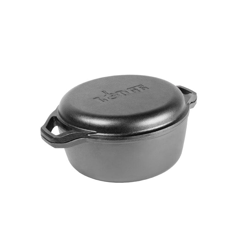Cookware Lodge Chef Double Dutch Oven,  6 Qt.