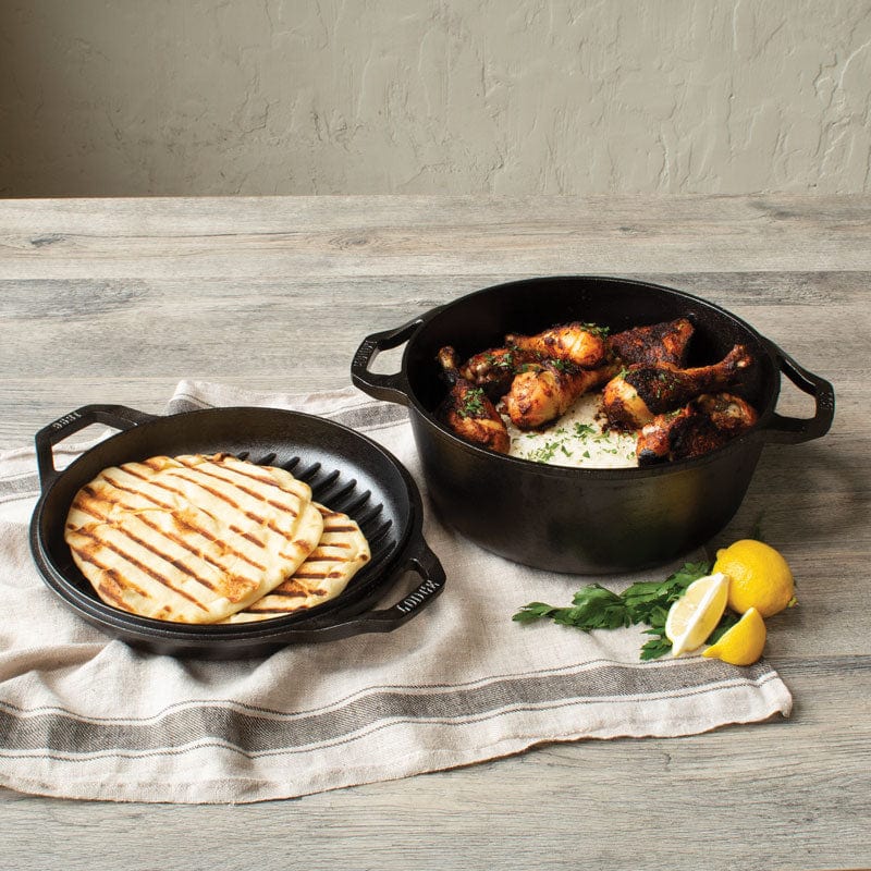 Cookware Lodge Chef Double Dutch Oven,  6 Qt.