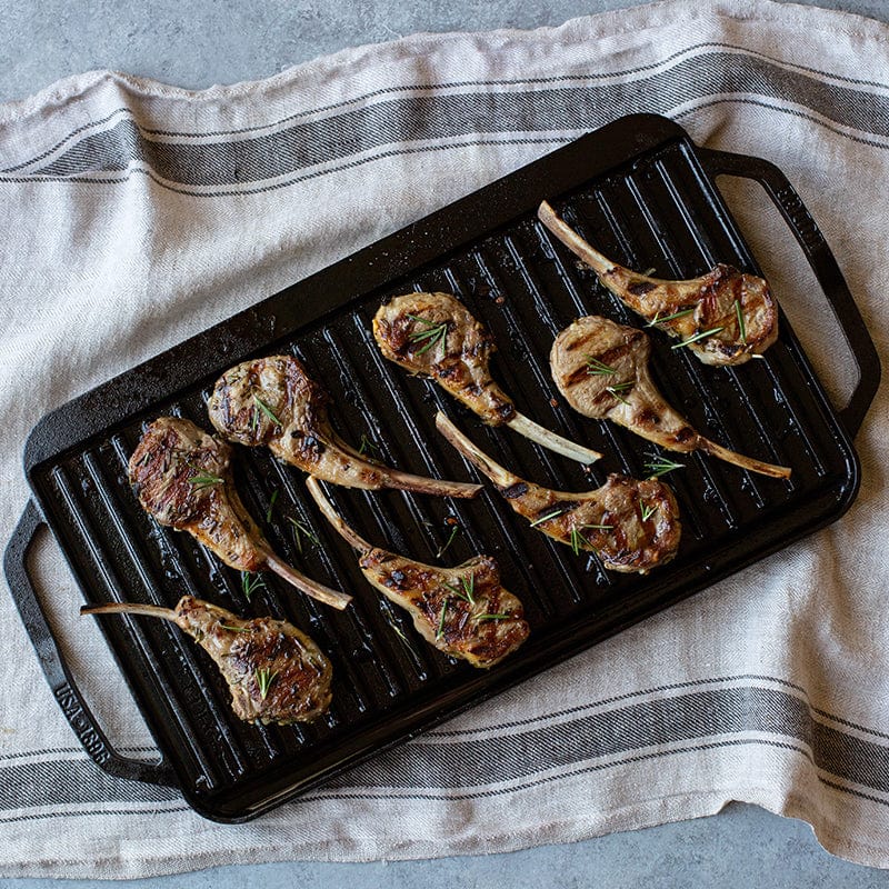 Cookware Lodge Chef Collection Reversible Grill/Griddle, 19.5" x 10"