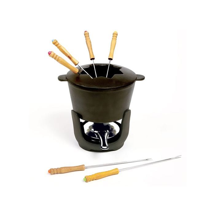 Cookware Norpro Cast Iron Fondue Set