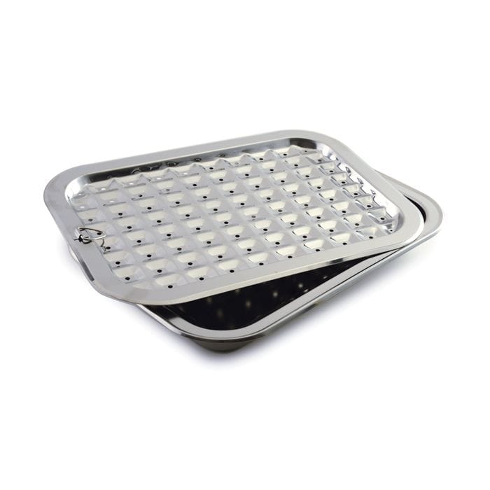 Cookware Norpro Stainless Steel Broil/Roast Pan Set