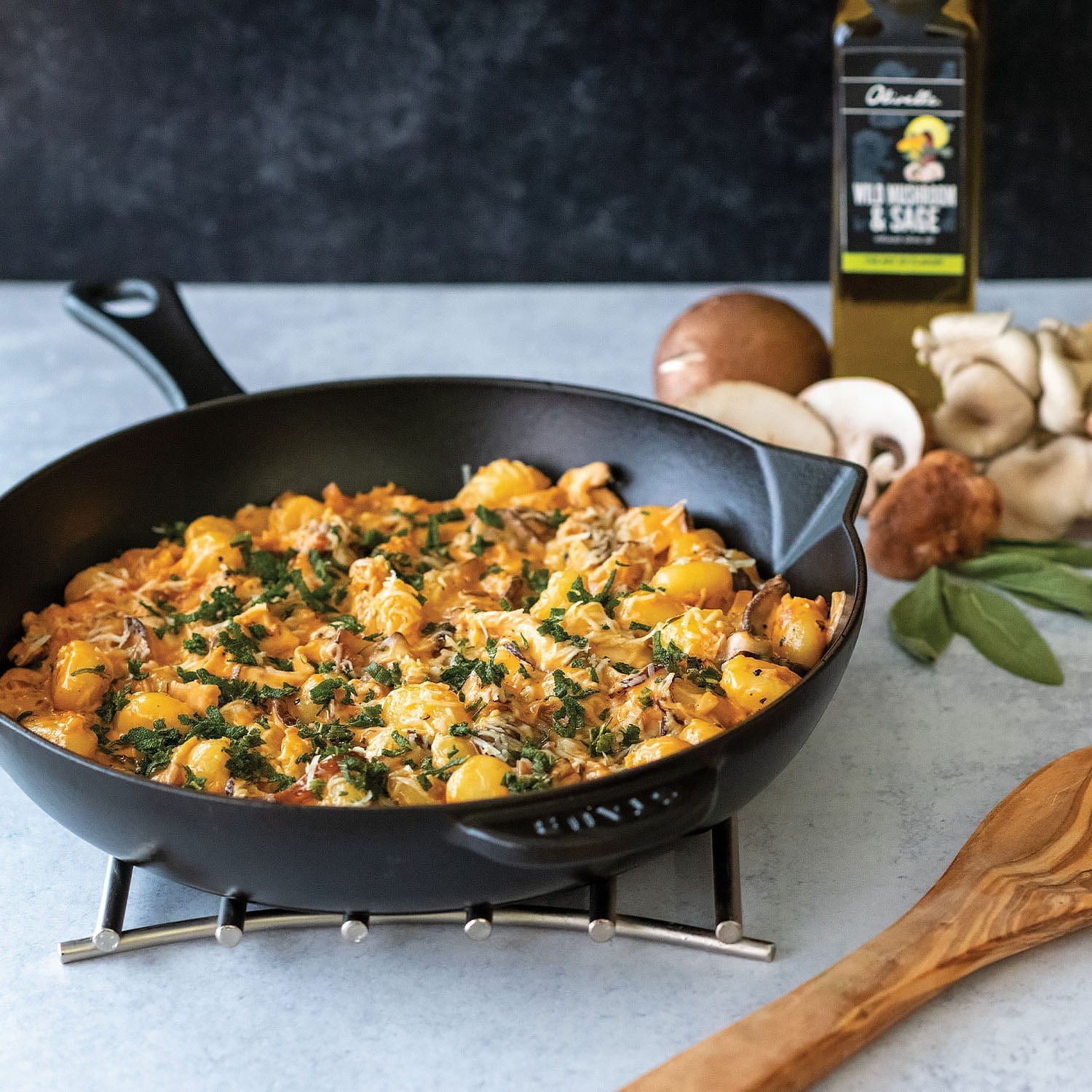 Food Olivelle Infused ExVirgin Olive Oil - Wild Mushroom & Sage