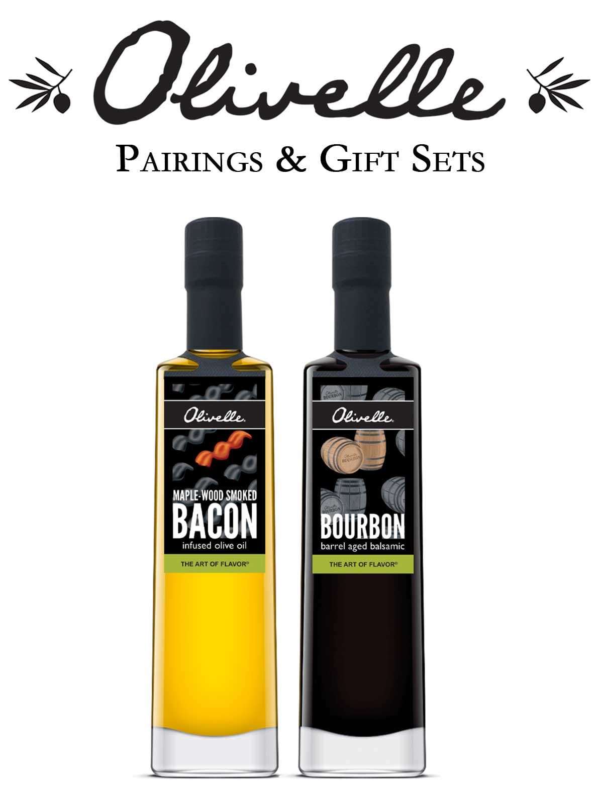 Food Olivelle Maple Wood Smoked Bacon Infused Olive Oil & Bourbon Barrel Balsamic Vinegar - Pairing 2