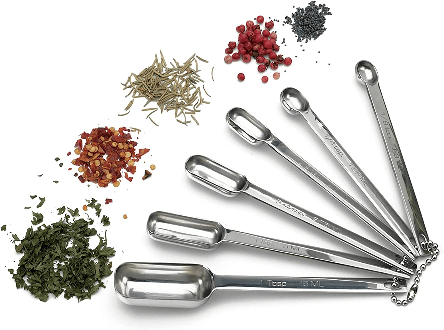 Tools & Accessories RSVP Measuring Spoons, Set of 6