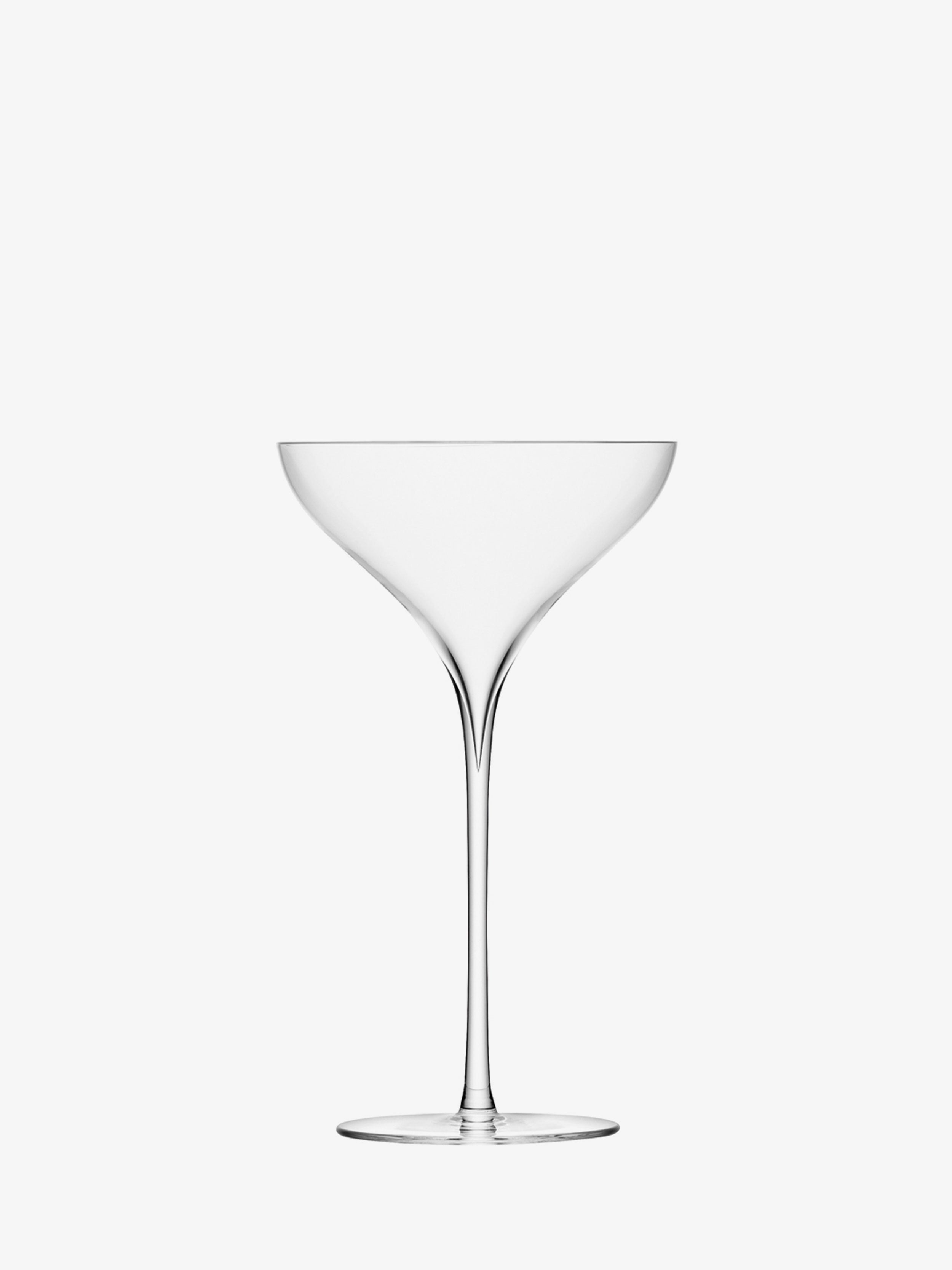 Glassware Savoy Mouthblown Champagne Saucer/Coupe, Set of 2