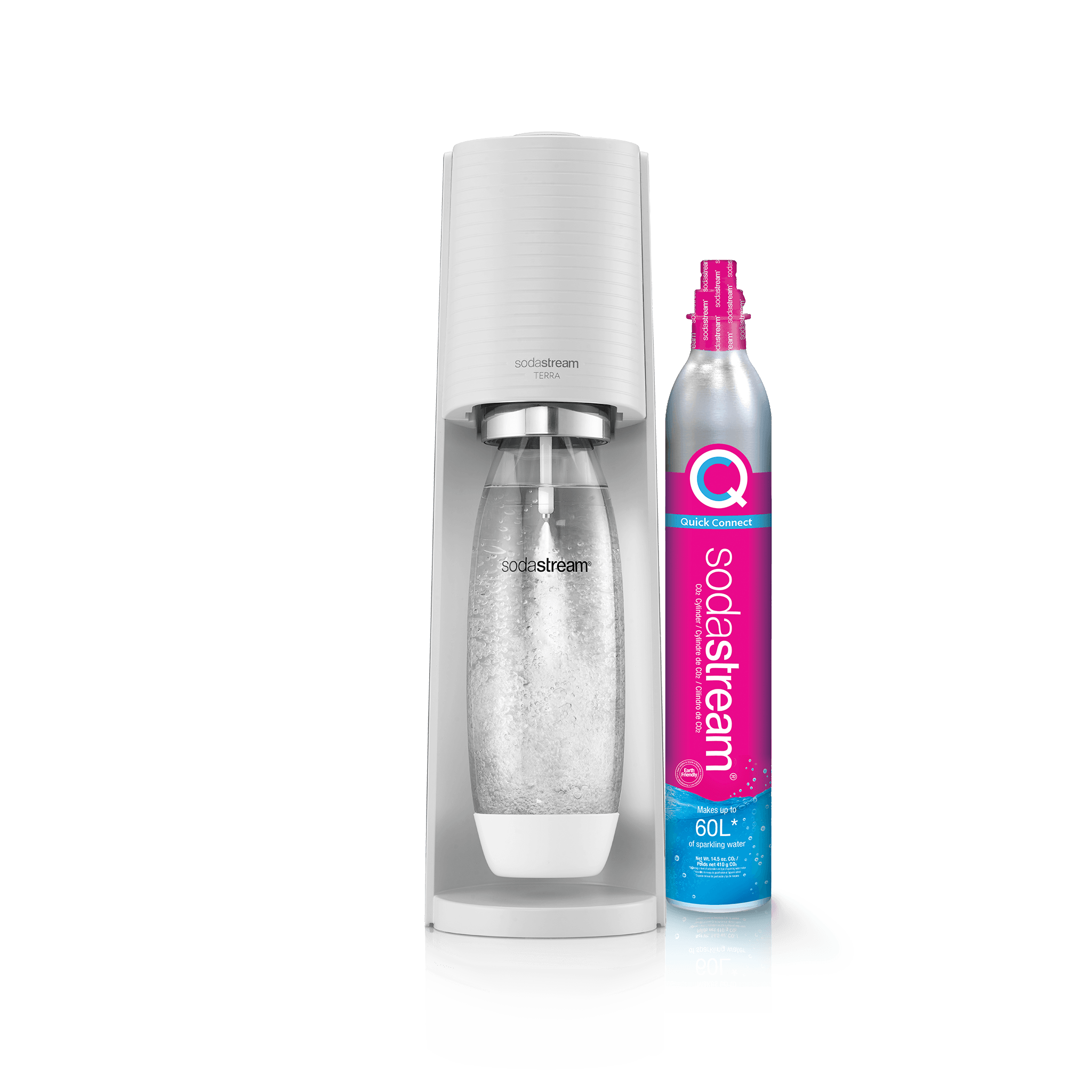 Electrical Appliances Soda Stream Terra Starter Kit - White
