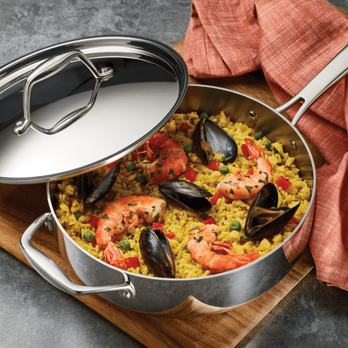Cookware Tramontina Gourmet Covered Deep Sauté Pan, 3 Qt.