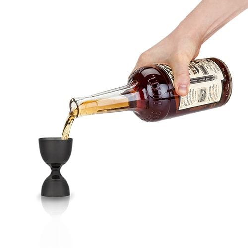 Barware True Brands Canterbury Jigger Black