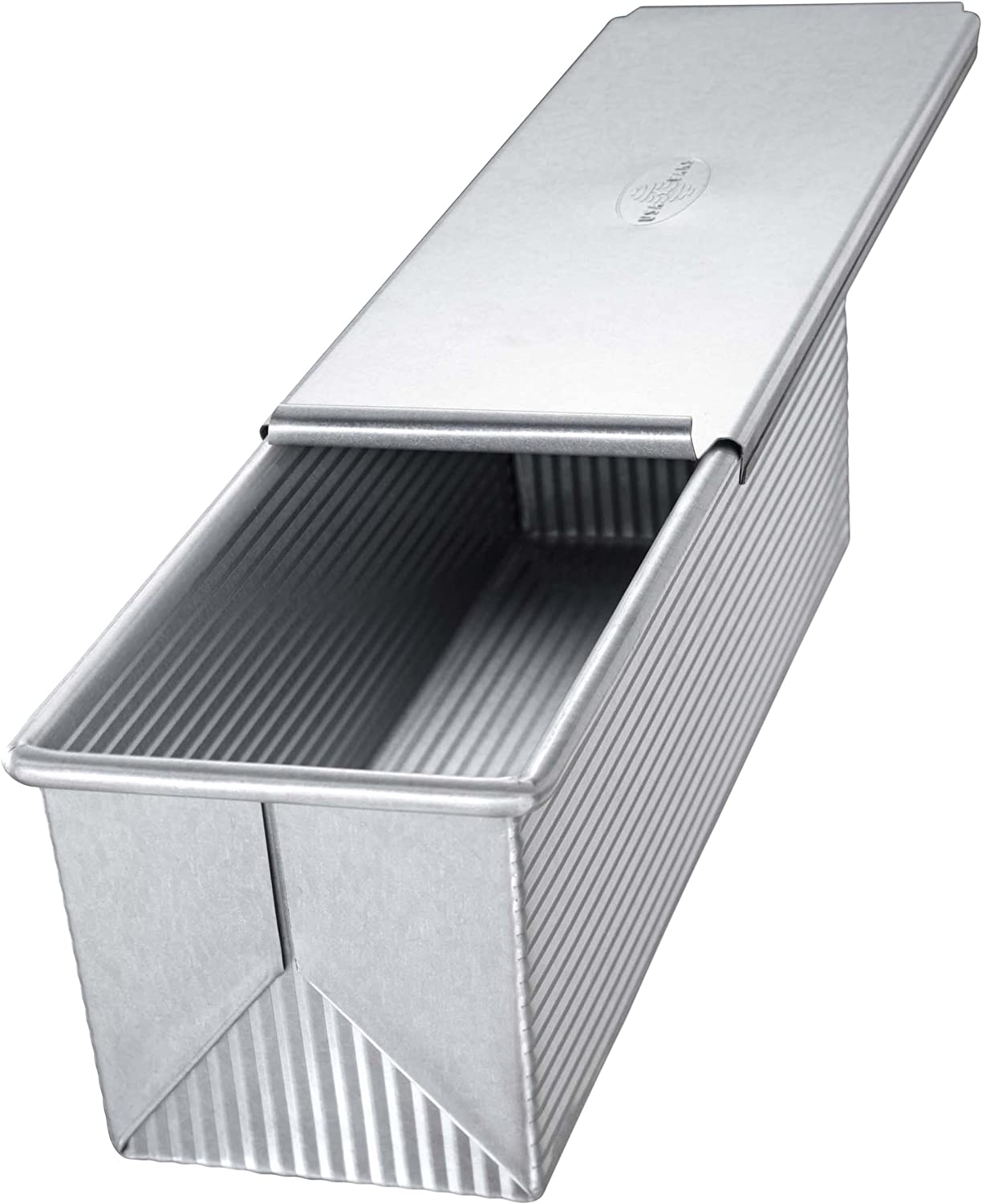 Bakeware USA Pan Small Pullman Loaf Pan With Cover